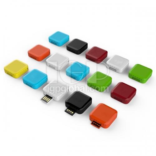 Square 360 ° Rotate USB