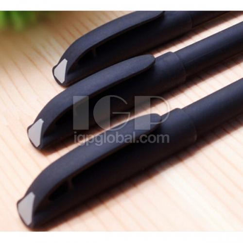 Rubber Rod Gel Pen with Cover
