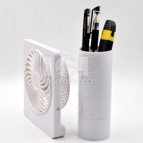 LED LOGO Customizable Pen Holder Fan
