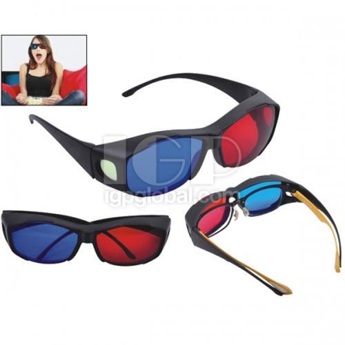 红蓝PC镜片3D眼镜