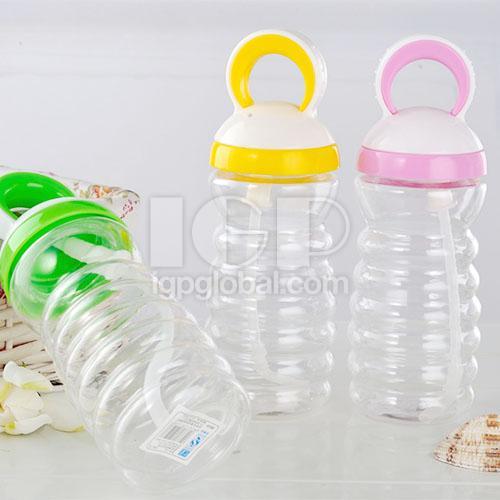 防滑设计透明运动水瓶