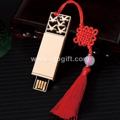 中秋金属中国风USB
