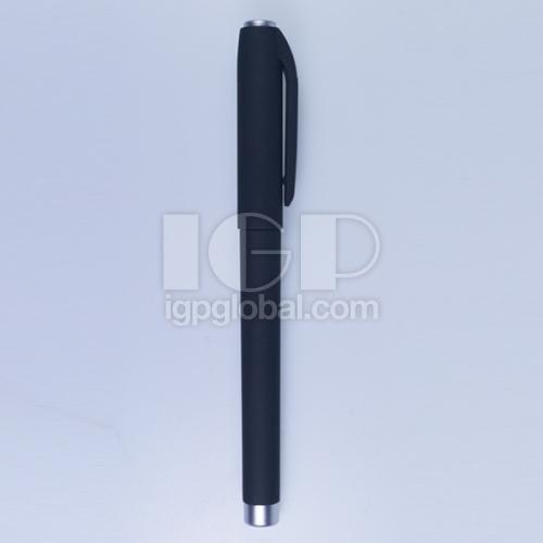 黑色橡胶杆中性笔