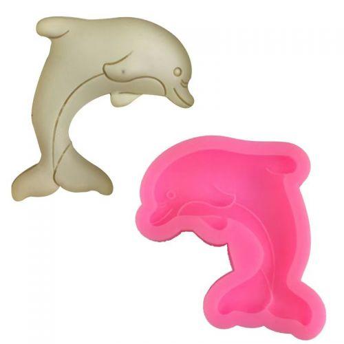 海豚形硅胶冰模