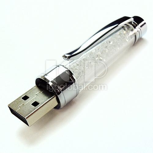 水晶USB笔