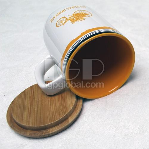 木盖陶瓷杯