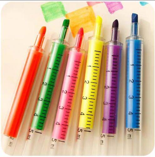 三色创意造型萤光笔