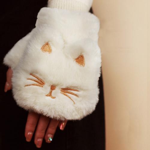 冬季猫爪电热手套